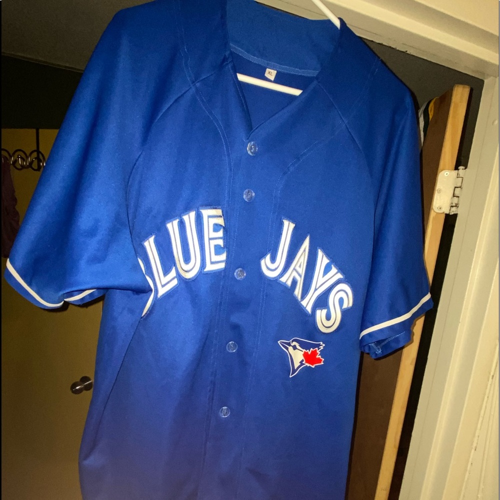 Used plain blue jays jersey
